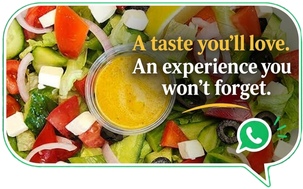 A taste you'll love. An experience you won't forget.